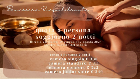 2025 hotel 2 mari benessere riequilibrante 2 notti IN6