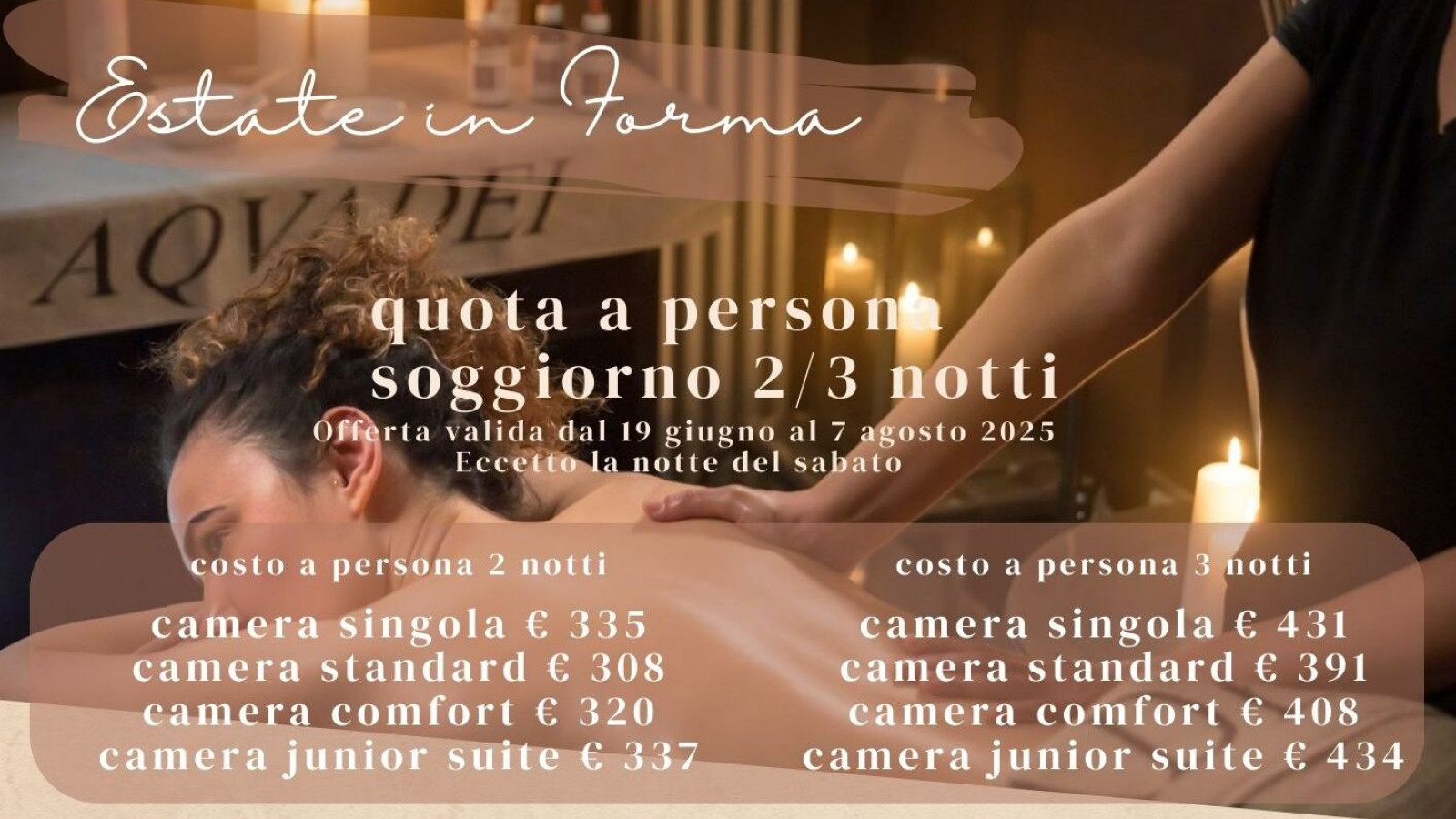 2025 hotel 2 mari estate in forma 2 3 notti IN6