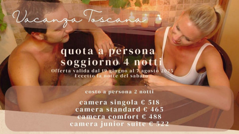 2025 hotel 2 mari vacanza toscana 4 notti IN6
