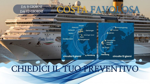 2026 costa favolosa mare del nord IN6